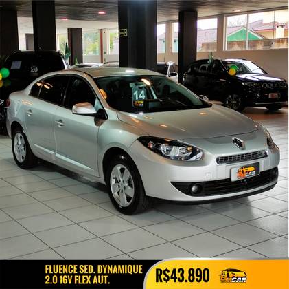 RENAULT FLUENCE 2.0 DYNAMIQUE 16V FLEX 4P MANUAL RENAULT FLUENCE 2.0 DYNAMIQUE 16V FLEX 4P MANUAL